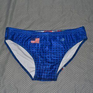 Men's Q Swimwear water polo brief size 32, excellent shape